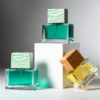 Botellas de perfume de vidrio vintage